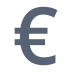 Euro currency icon